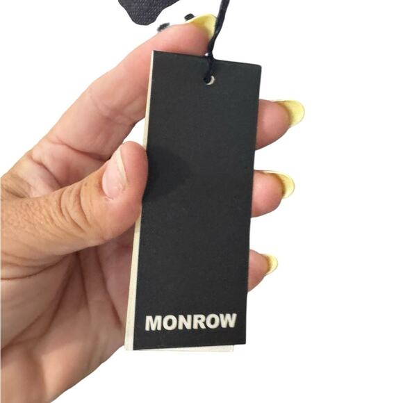 Monrow SUPER SOFT OPEN BACK SHIRRED DRESS BLACK Long Sleeve Size Small NEW - Picture 6 of 14